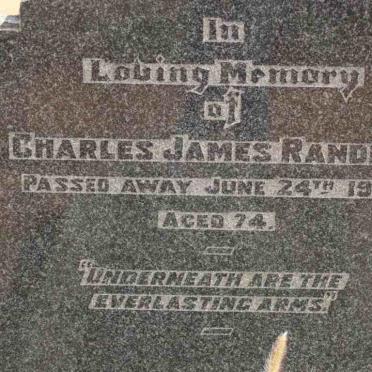 RANDELL Charles James -1942
