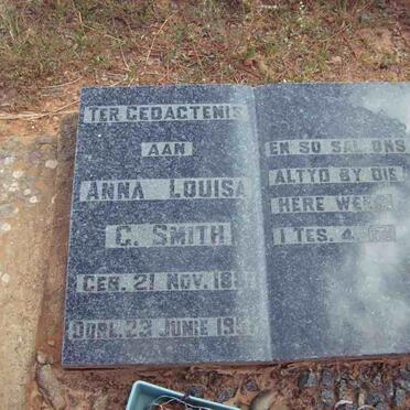 SMITH Anna Louisa G. 1881-1951
