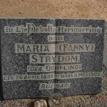 STRYDOM Maria nee DORFLING 1889-1965