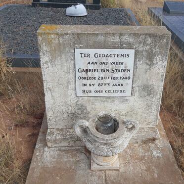 STADEN Gabriel, van -1940