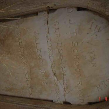 SCHOONRAAD D.J.T. 1892-1895