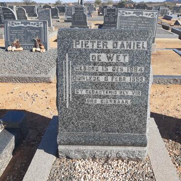 WET Pieter Daniel, de 1884-1953