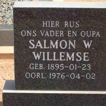 WILLEMSE Salmon W. 1895-1976