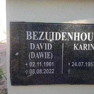 BEZUIDENHOUT David 1961-2022 & Karin 1957-