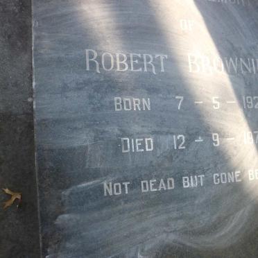 BROWNING Robert 1923-1977