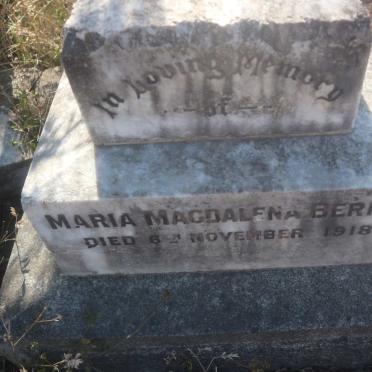BERRY Maria Magdalena -1918