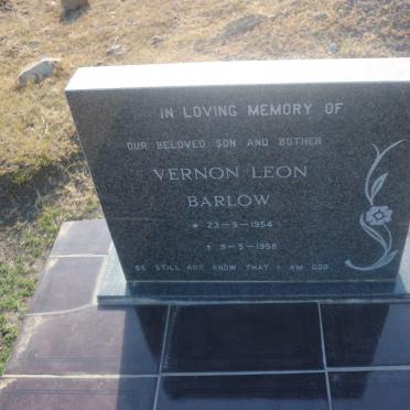 BARLOW Vernon Leon 1954-1998