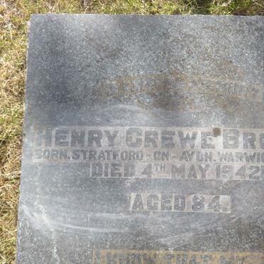 BROWN Henry, CREWE -1942 &amp; Gertrude -1945