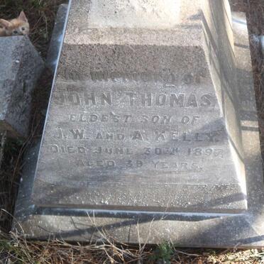 KELLY John Thomas -1897