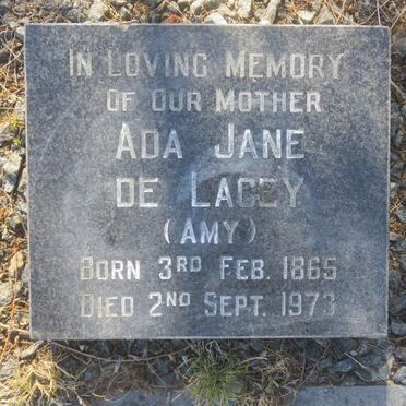 LACEY Ada Jane, de 1865-1973