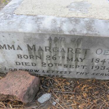 OEHLEY Emma Margaret 1847-1934