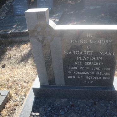 PLAYDON William Stanley 1899-1985 &amp; Margaret Mary  GERAGHTY 1909-1996