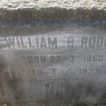 ROOME William B. 1860-1933