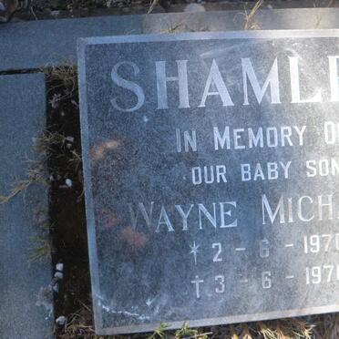 SHAMLEY Wayne Michael 1970-1970