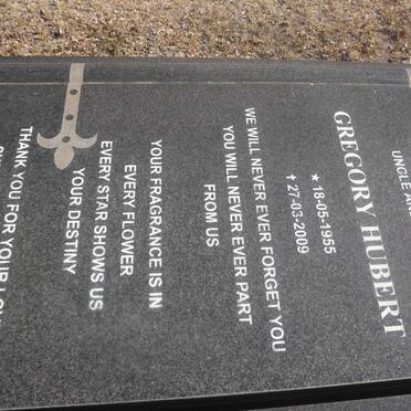 WINGSON Gregory Hubert 1955-2009