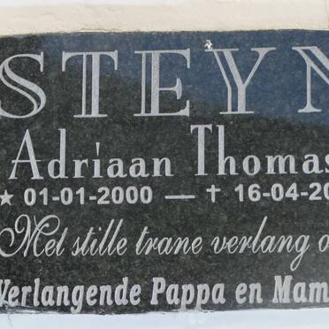 STEYN Adriaan Thomas 2000-2001