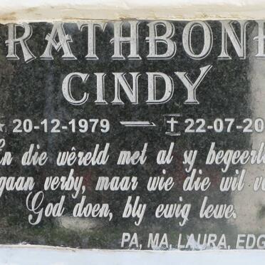 RATHBONE Cindy 1979-2001