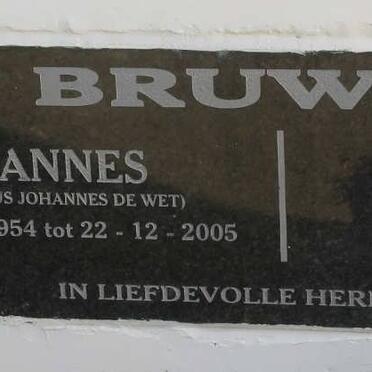 BRUWER Hannes 1954-2005