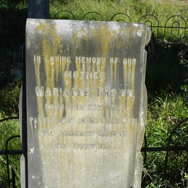 BROWN Marianne 1825-1921