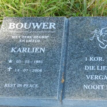 BOUWER Karlien 1981-2006