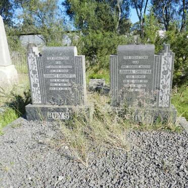 BUYS Johannes Christoffel 1872-1951 &amp; Johanna Christina BOUWER 1877-1963