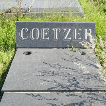 COETZER Paul Jacobus 1948-1987
