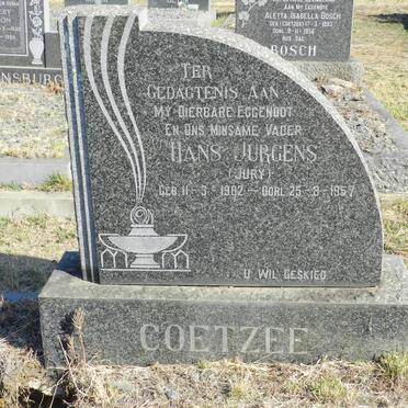 COETZEE Hans Jurgens 1902-1957