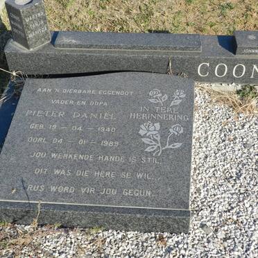 COONEY Pieter Daniel 1940-1989 &amp; Maria Elizabeth VERMAAK 1940-2006 
