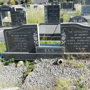 ELS Johannes Christoffel 1944-1990 &amp; Maria Margaretha DU PLESSIS 1943-1987
