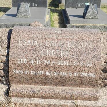 GREEFF Esaias Engelbertus 1874-1958