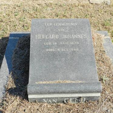 GEND Helgard Johannes, van 1879-1948