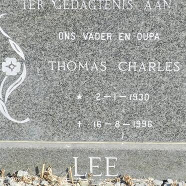LEE Thomas Charles 1930-1996