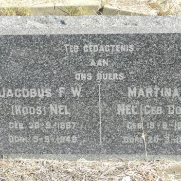 NEL Jacobus F.W. 1867-1949 &amp; Martina H. BOSCH 1870-1940