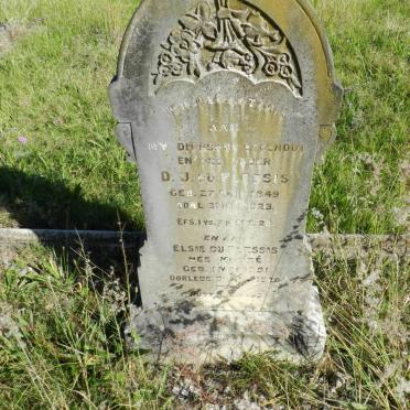 PLESSIS D.J., du 1849-1923 &amp; Elsie KOTZE 1851-1928