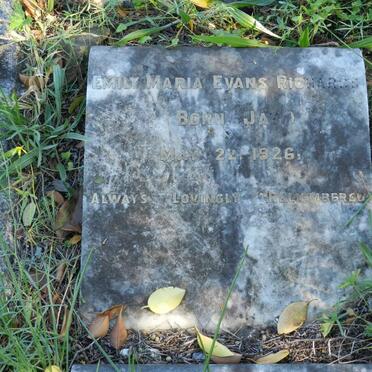 RICHARDS Emily Maria Evans nee JAY -1926