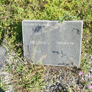 ROUX Jan Gideon -1941