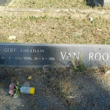 ROOYEN Gert Abraham, van 1881-1961