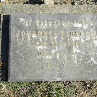 STRYDOM Johannes 1863-1931