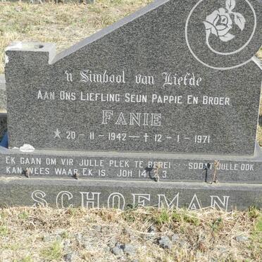 SCHOEMAN Fanie 1942-1971