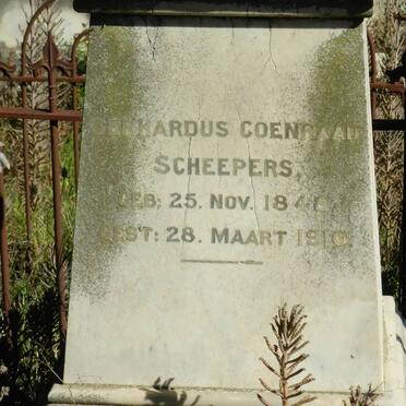 SCHEEPERS Gerhardus Coenraad 1848-1910
