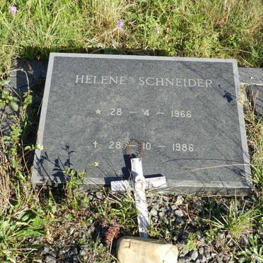 SCHNEIDER Helene 1966-1986