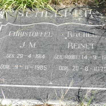 SCHEEPERS Christoffel J.M. 1914-1985 &amp; Rachel Reinet ROODT 1918-1979