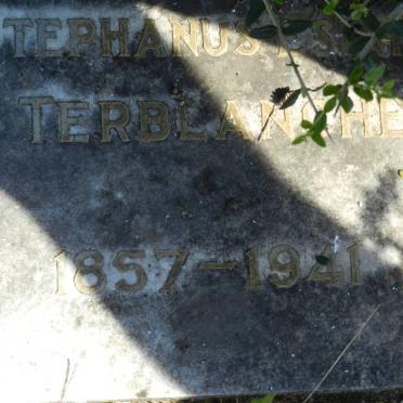 TERBLANCHE Stephanus 1857-1941