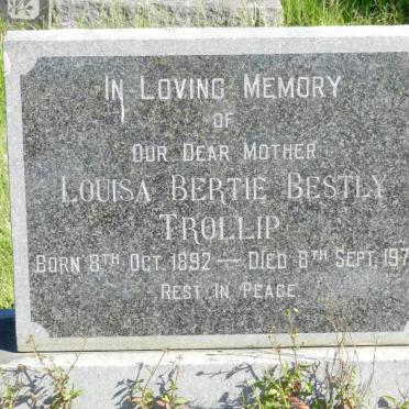 TROLLIP Louisa Bertie Bestly 1892-1971