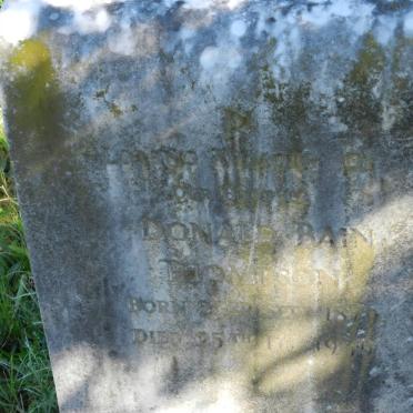 THOMPSON Donald Bain 1879-1939
