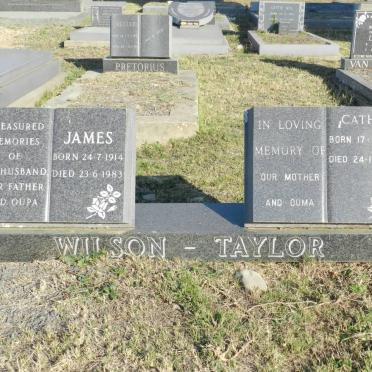 TAYLOR James, Wilson 1914-1983 &amp; Cathy 1919-1995