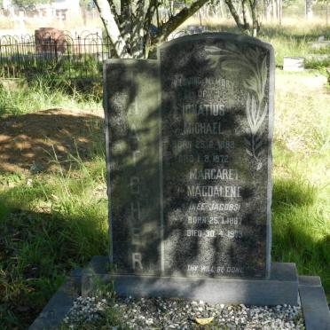 THATCHER Ignatius Michael 1883-1972 &amp; Margaret Magdalene JACOBS 1887-1973
