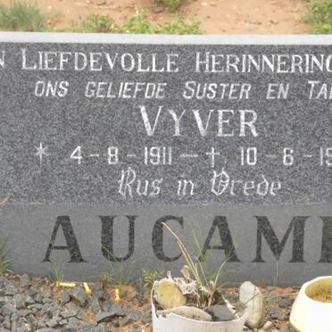 AUCAMP Vyver 1911-1985