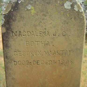 BOTHA Magdalena J.C. 1904-1904