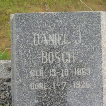 BOSCH Daniel J. 1863-1935